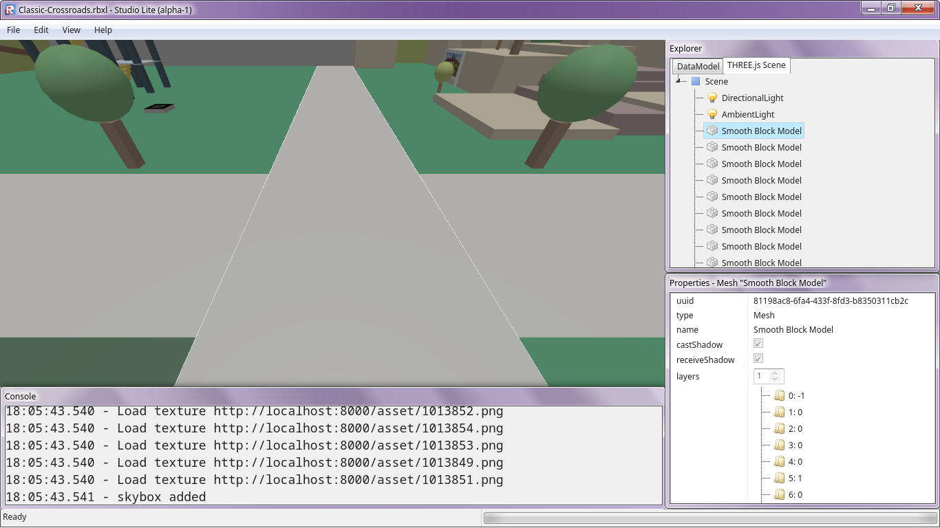 THREE.js Scene Explorer