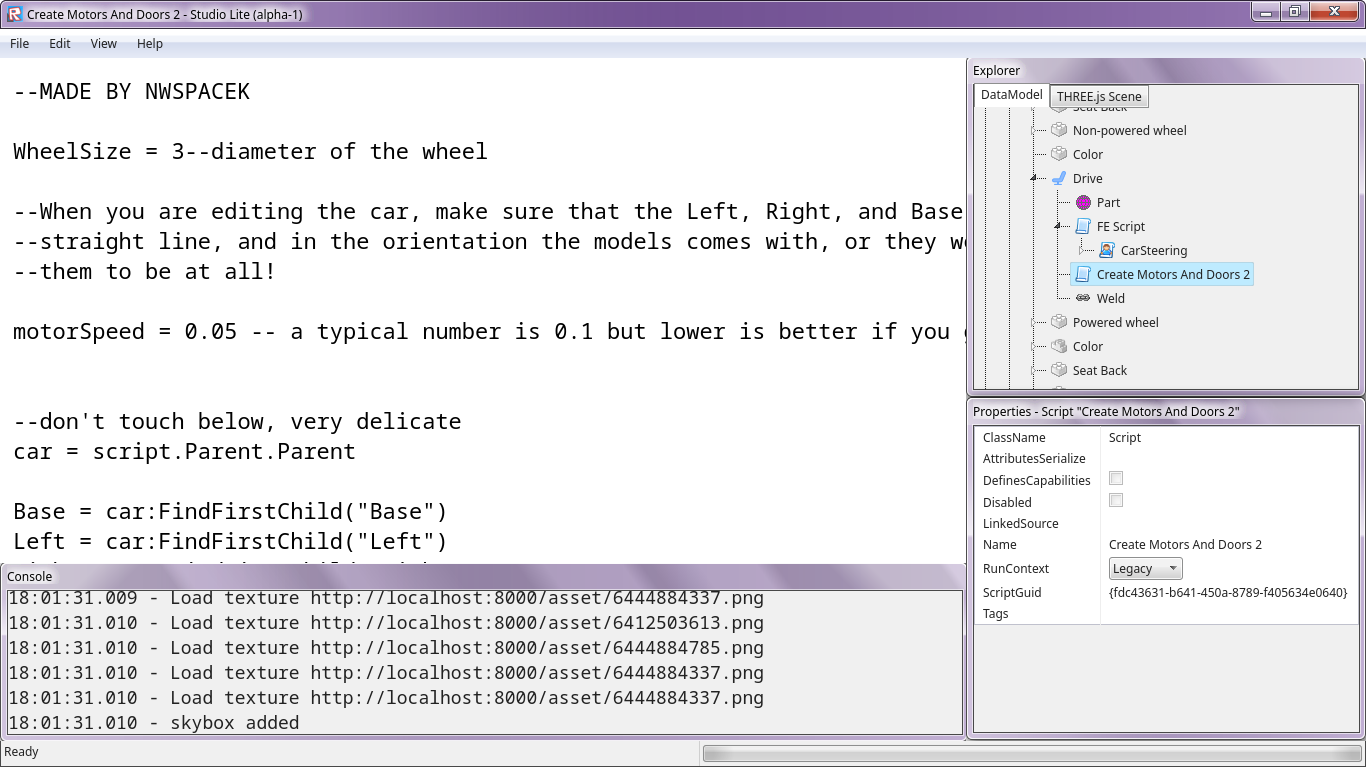 Script viewer
